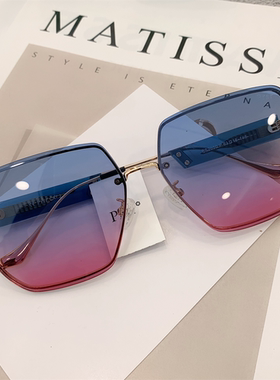 帕莎太阳镜女防紫外线大脸显瘦韩版小脸近视防晒墨镜大框潮PS2050