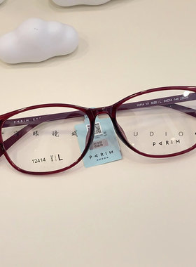 派丽蒙近视眼镜框女时尚眼镜架男潮文艺圆脸可配有度数镜片12414