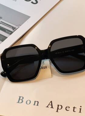 帕莎26年新品复古摩登墨镜男女时尚太阳镜大框高级感潮流PS1074