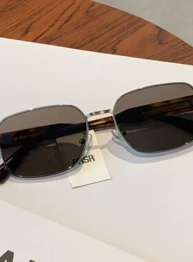 【帕莎小方框】26年新品太阳眼镜时尚老钱优雅男女金属墨镜PS2080