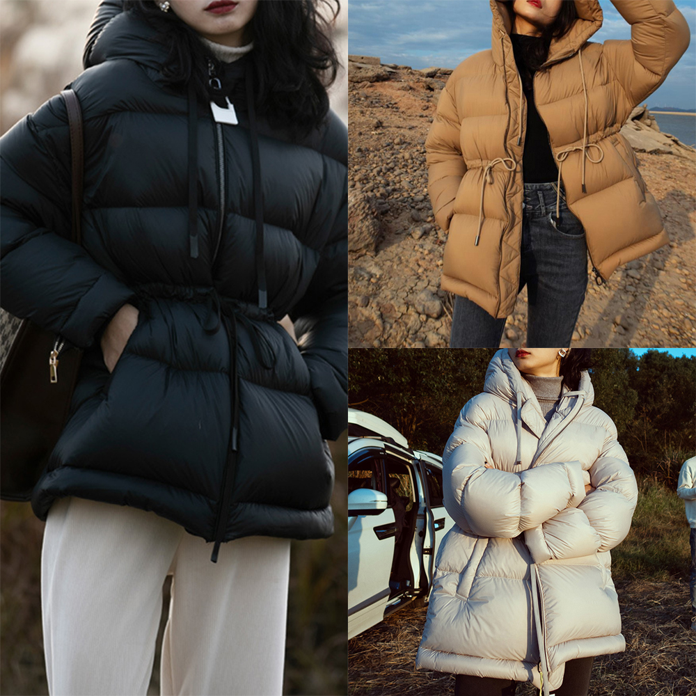 轻奢泡芙感!高端95白鹅绒面包服