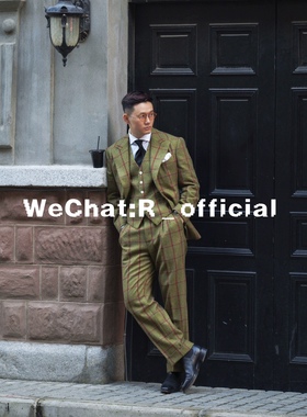 让定制 高定系列 hollandsherry 花呢三件套