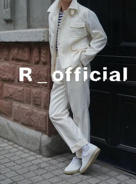 爱穿衣服的让先生 白色斜纹那不勒斯西裤 挺括 不透 可机洗