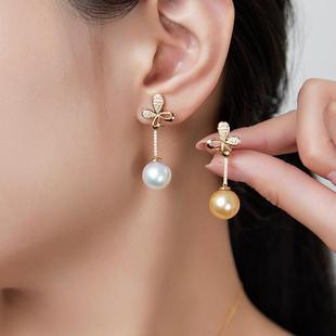 18K金钻石耳夹蝶怡 黑科技插拔扣系列 悦甄 直播间专享直降