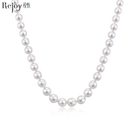 悦甄微巴洛克极光爱迪生白色串珠9-12mm