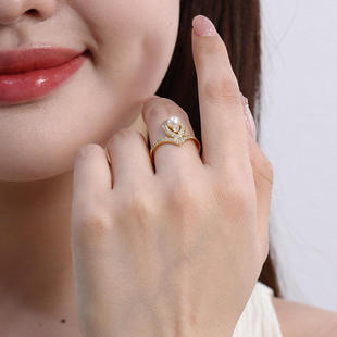 【直播间专享直降】S925银Akoya珍珠戒指 5-6mm