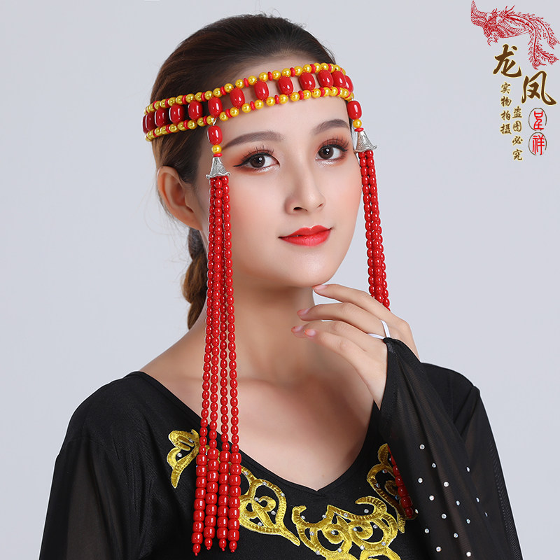 女士手工少数民族舞蹈蒙古袍发饰