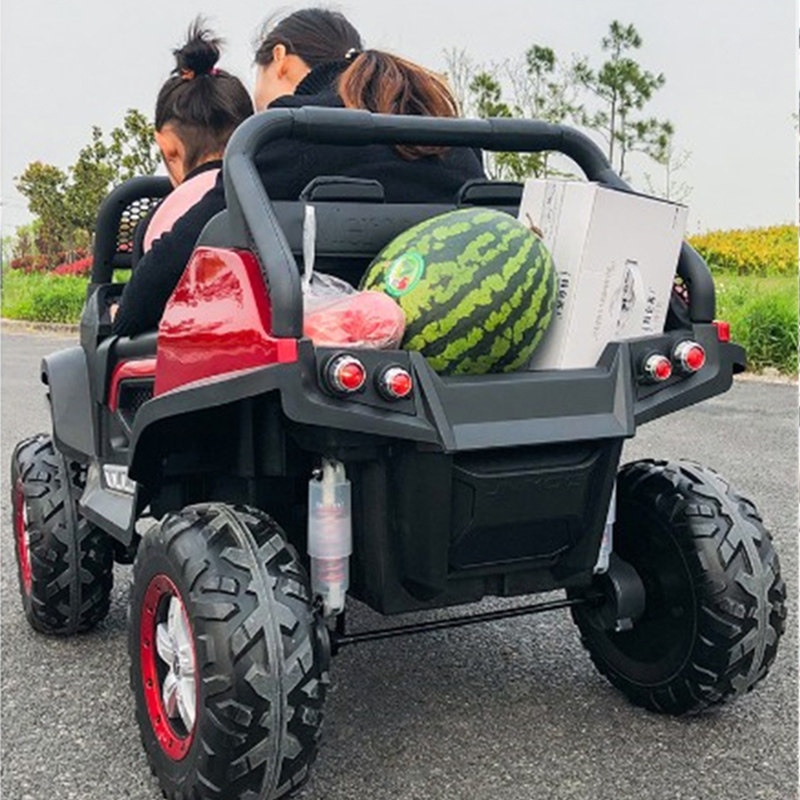 儿童电动车奔驰四轮带遥控汽车小孩宝宝可坐人超大越野双座玩具车