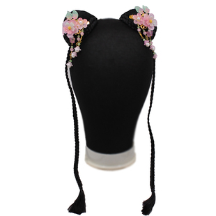 春嬉钱鼓舞演出头饰岭南胶州秧歌舞蹈服中国风儿童古典舞艺考春嬉