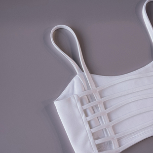 冷大娘 女童内搭吊带贴身小背心纯棉胸衣百搭少女吊带亲子款