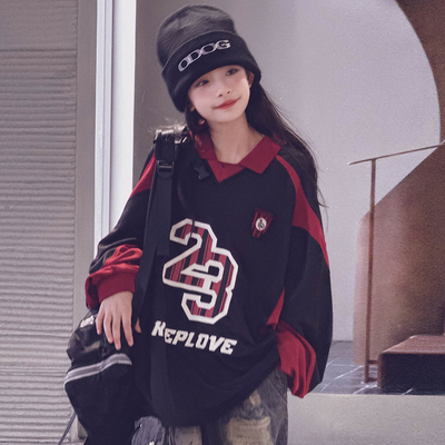 冷大娘男女中大童棒球服T恤