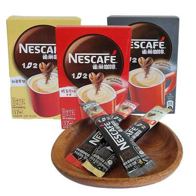雀巢速溶咖啡奶香特浓原味盒装