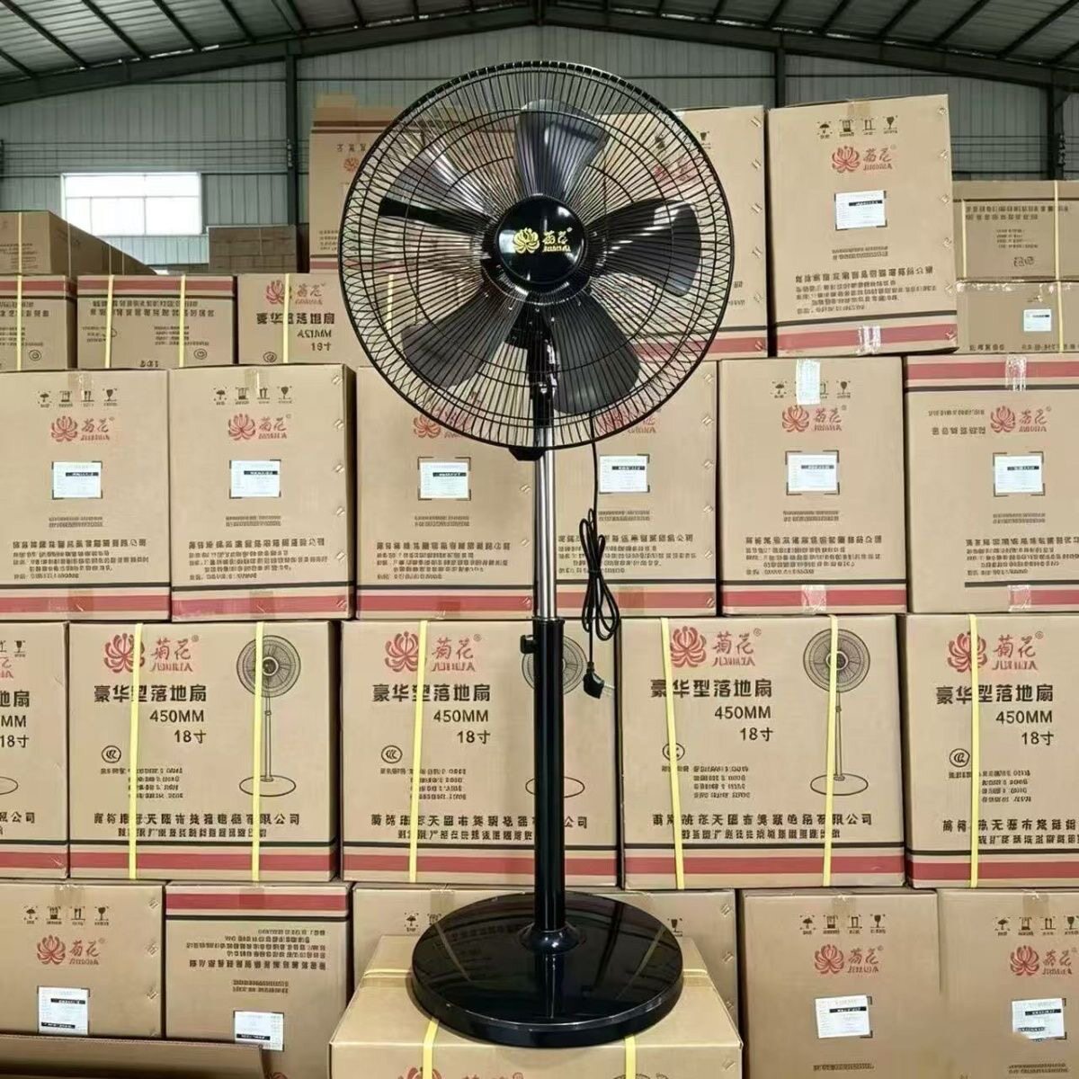 扬子菊花18寸商务风扇大功率落电风扇