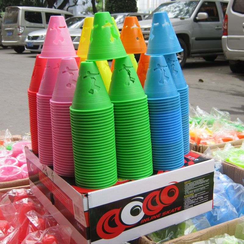 加厚轮滑桩杯溜冰训练道