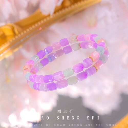 舒俱来冰仙果冻手串项链