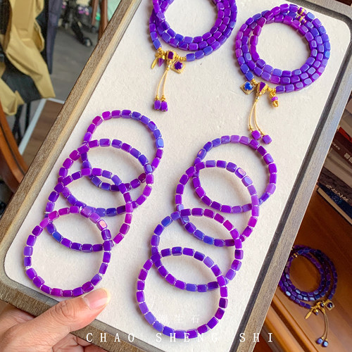 舒俱来凝胶渐变手串项链