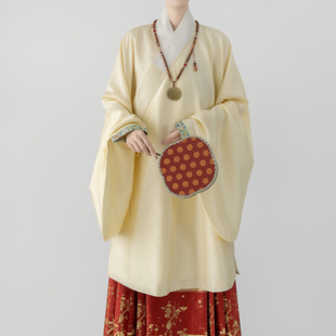 【月魂.茶雪】明制交领长袄 帝尧汉服原创传统汉服