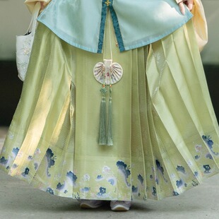 【水母马面裙】帝尧汉服原创传统明制海洋主题