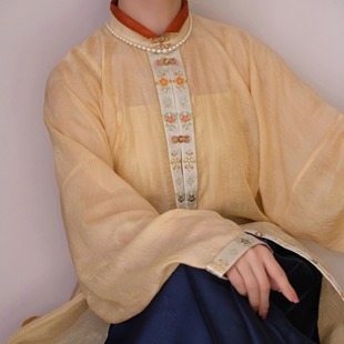 薄短衫 天丝面料夏装 帝尧汉服 柔妹子立领对襟短衫