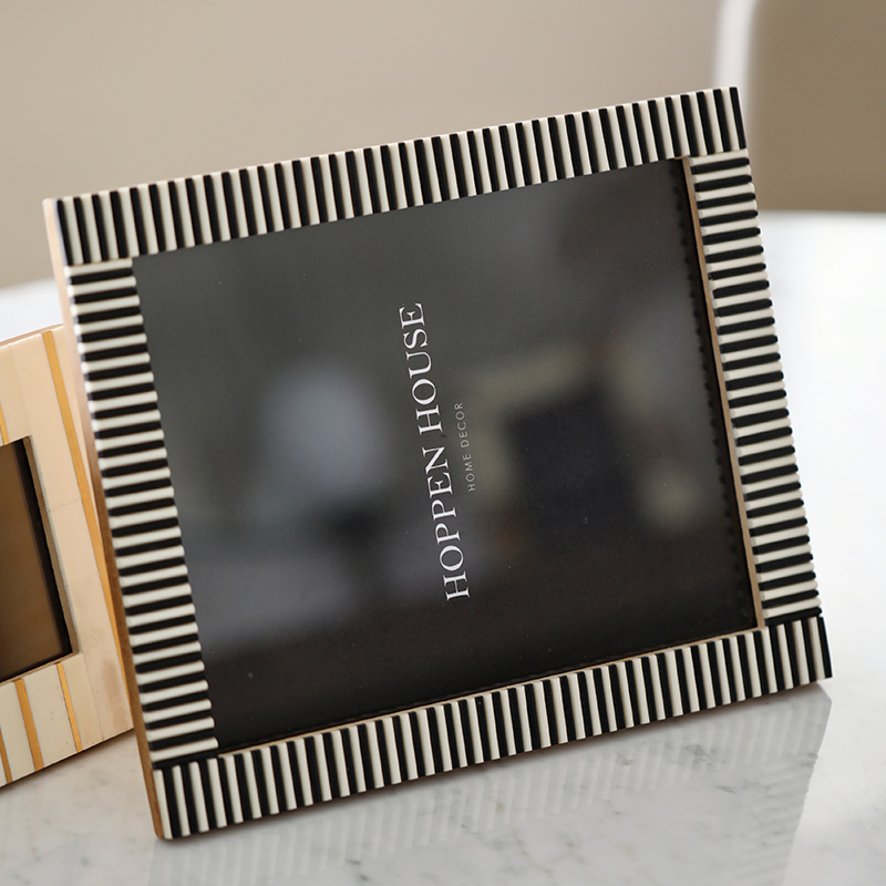 法式轻奢高级感进口牛骨相框