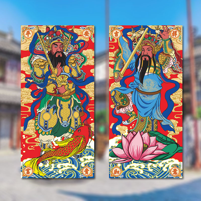 2026马年春节门神贴画