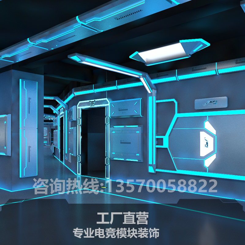 KTV 装修设计软装搭配科技感装饰元素酒吧洗浴中心中西餐厅电玩城