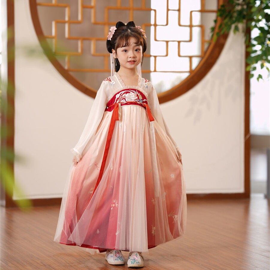胭脂妆儿童舞蹈服节日女童古典舞