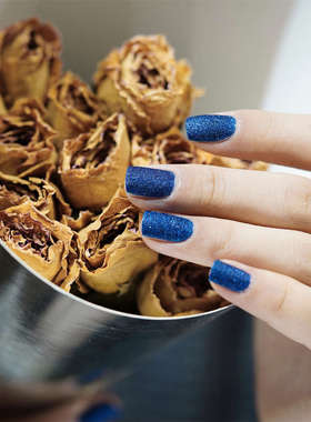 美国ZOYA指甲油 磨砂星尘沙砾 圣诞深蓝色ZP876 Waverly流沙 持久