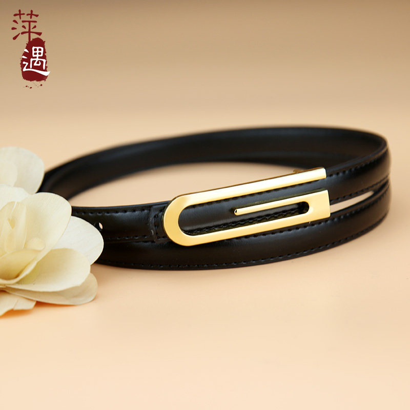 腰带女士真皮牛皮黑色设计感小众细皮带百搭装饰配连衣裙新款裤带,服饰配件/皮带/帽子/围巾,腰带/皮带/腰链,淘宝优惠券,粉丝福利购,淘宝优惠卷