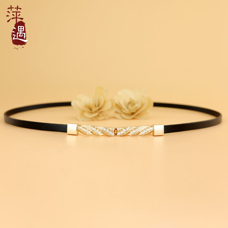 赫本小香风~头层女腰带休闲时尚