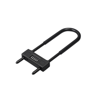 密码锁玻璃门u型锁家用门锁挂锁u形防盗办公室双开门店面商铺插锁