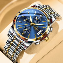 瑞士机械男士手表名牌正品2025新款防水全自动高级感大表盘石英表