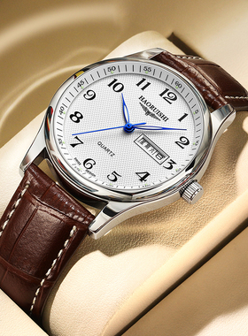 瑞士手表男士机械表全自动商务学生复古正品防水夜光石英爸爸男款