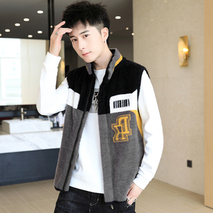 冬季13青少年16初中学生加厚马甲外套12岁男孩15大童14水貂绒马夹