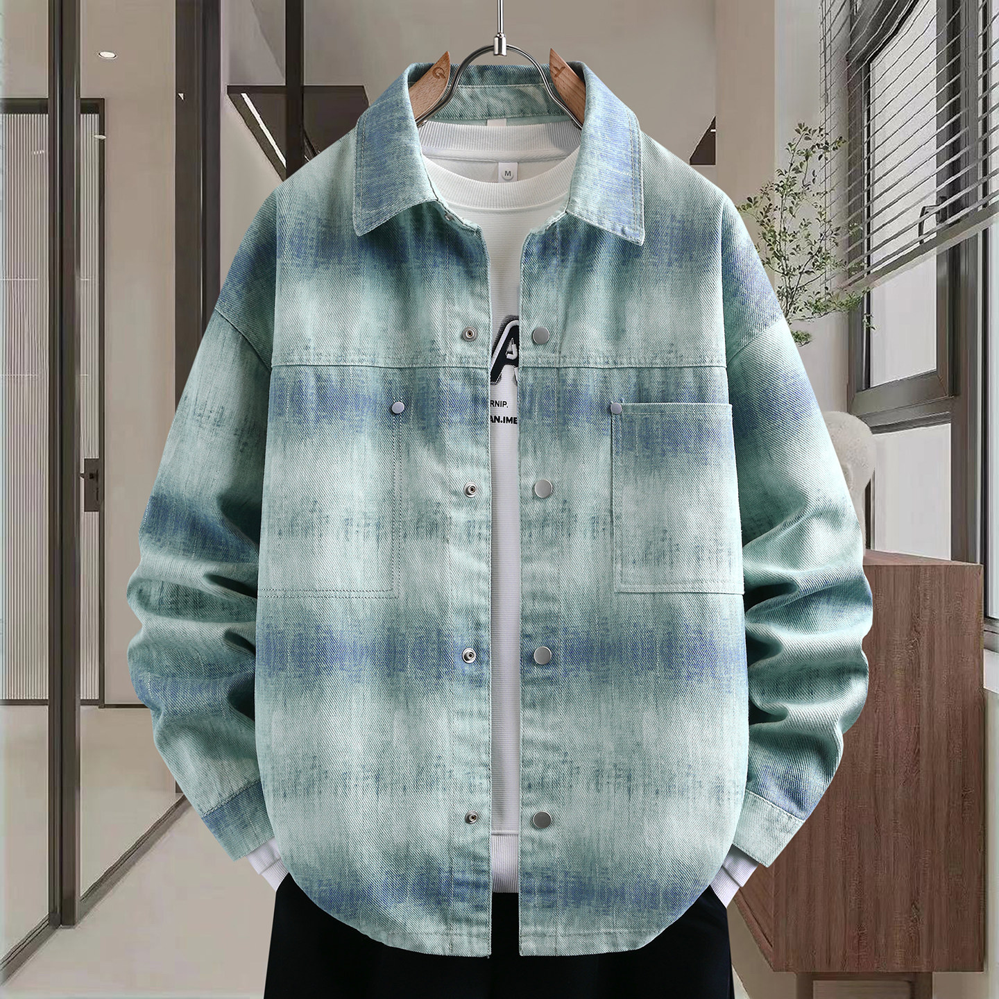 春季牛仔外套12岁男孩15初高中学生14潮流16大童帅气宽松牛子衬衫,男装,牛仔衬衫,淘宝优惠券,粉丝福利购,淘宝优惠卷