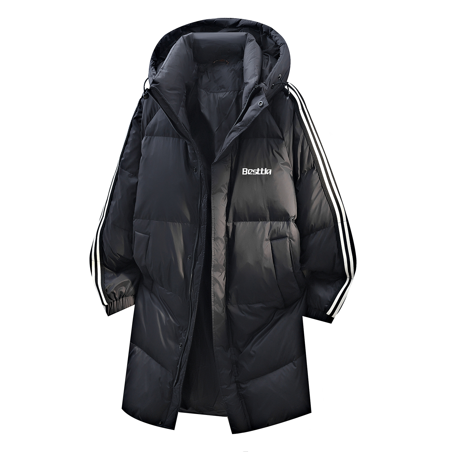 冬季男中长款羽绒服防寒保暖外套