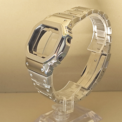 适配小方块手表DW-5600系列5610系列金属表壳表带改装配件。