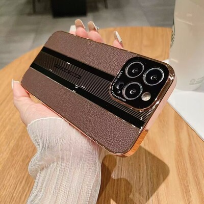 高级感秒变保时捷适用苹果14promax手机壳PC电镀iPhone15手机壳13硬壳mate60rs/mate50/mate40/mate30/p60/16