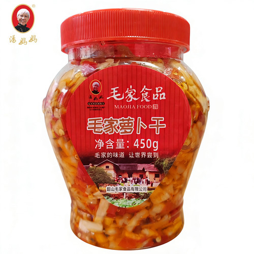 汤妈妈毛家食品毛家萝卜干450g