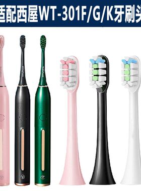 适配西屋电动牙刷头WT-301F/G/K升级版无铜植毛西.屋刷头替换头