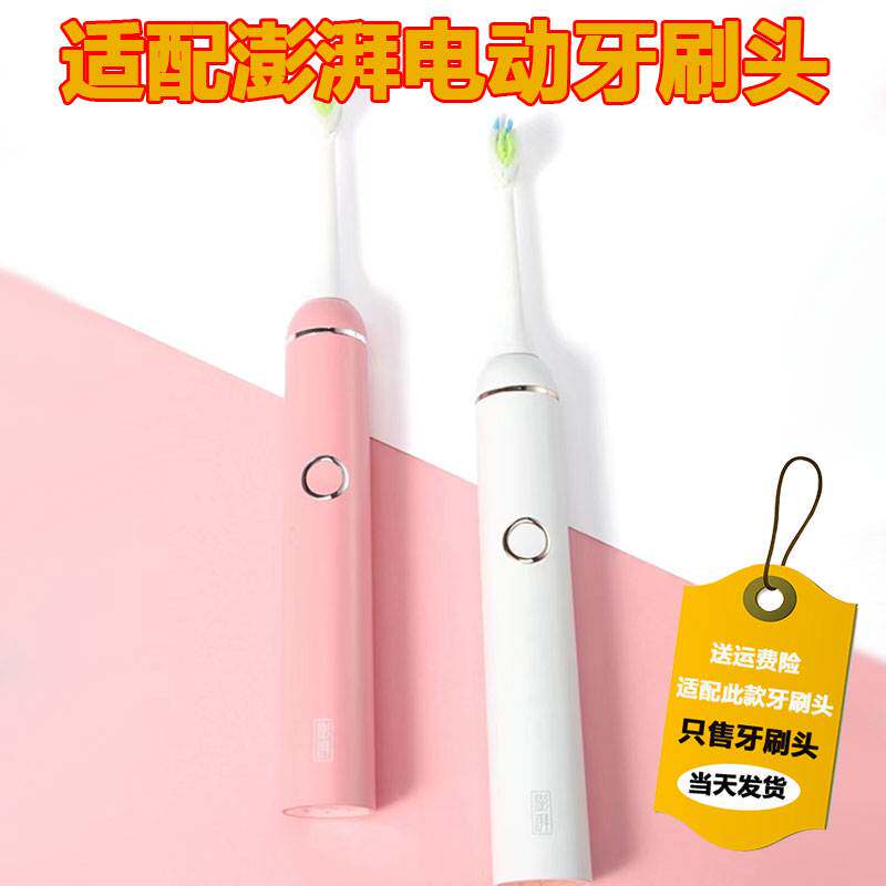 适配荷兰澎湃电动牙刷头Pro/Young/T-6S成人通用替换头杜邦刷毛