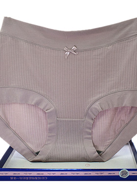 彩田内裤女士纯棉高腰大码31561莫代尔棉31562螺纹石墨烯秋季平脚