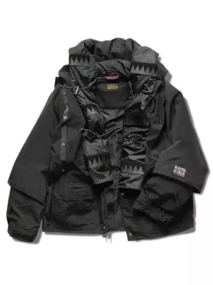 20Aw Kapital Hirata Kazuhiro Japanese Retro Patchwork Waterproof Windproof Multifunctional Loose Jacket