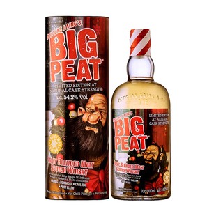 道格拉斯梁大鼻子2022年圣诞版苏格兰调和麦芽威士忌 big peat