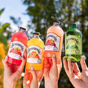 澳洲进口宾得宝果汁汽水bundaberg果味姜汁碳酸饮料玻璃瓶气泡水