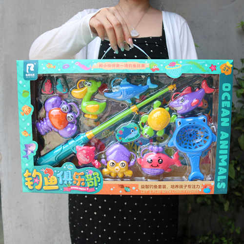 儿童钓鱼玩具亲子互动积玩具