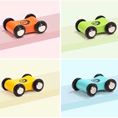 滑道益智轨道车玩具车儿童小汽车一岁宝宝玩具滑翔车1男孩2 3配件