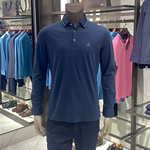 VASTO/华斯度专柜正品春秋季新款纯色商务休闲T恤衫21Y052237