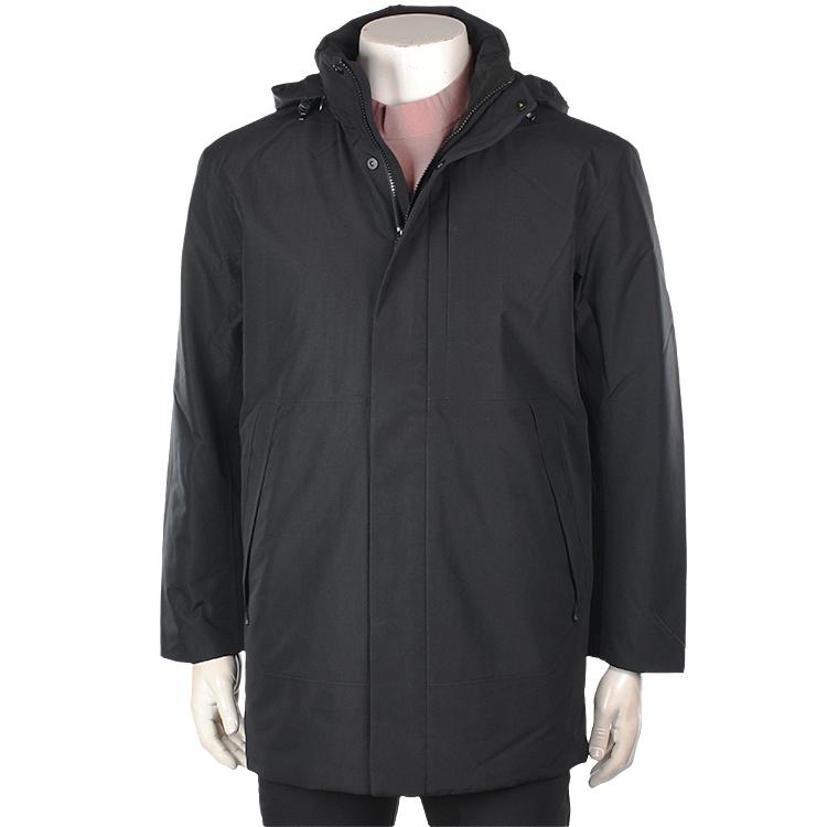 BIEM.L.FDLKK比音勒芬男装专柜正品可脱帽保暖新款中长款棉服外套