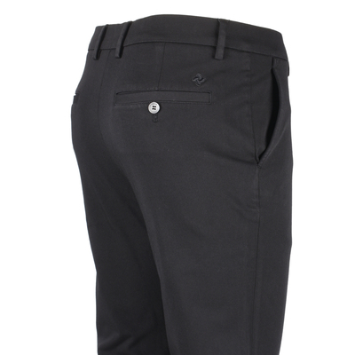 华斯度男士黑色舒适休闲裤